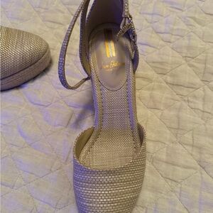Sam Edelman Women's Cream Woven Heels